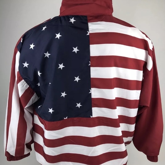 🚨SOLD Horizon American Flag wind breaker - Picture 3 of 6